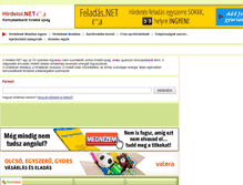 Tablet Screenshot of hirdetoi.net